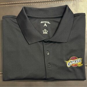 Cleveland Cavaliers NBA Antigua Black Polo Shirt Size XXL